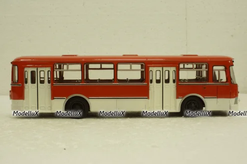 Лиаз-677М, красный/белый, Советский Автобус 1:43