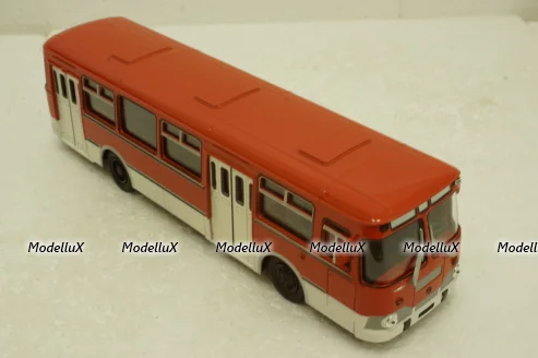 Лиаз-677М, красный/белый, Советский Автобус 1:43