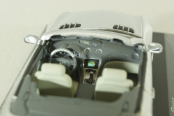 Mercedes SL 500 cabriolet (R230) with operation roof 2001, silver, B669619268, Norev 1:43