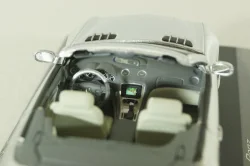 Mercedes SL 500 cabriolet (R230) with operation roof 2001, silver, B669619268, Norev 1:43