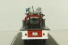 Volkswagen T2a Feuerwehr mit Drehleiter, red, 03341, Schuco 1:43