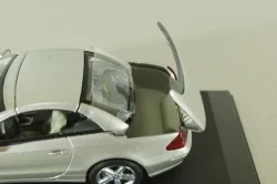 Mercedes SL 500 cabriolet (R230) with operation roof 2001, silver, B669619268, Norev 1:43