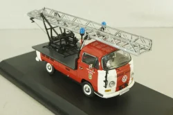 Volkswagen T2a Feuerwehr mit Drehleiter, red, 03341, Schuco 1:43