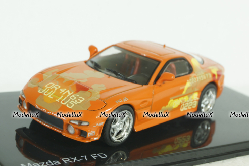 Mazda RX-7 FD (Julius) 1993, Forsage, orange, Fast & Furious #31, Altaya 1:43
