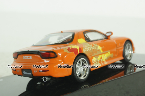 Mazda RX-7 FD (Julius) 1993, Forsage, orange, Fast & Furious #31, Altaya 1:43