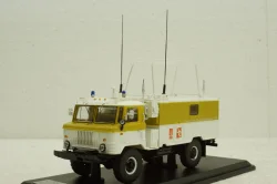 Газ-66 КШМ Р-142 Олимпиада 80 1980г, SSML021, SSM 1:43