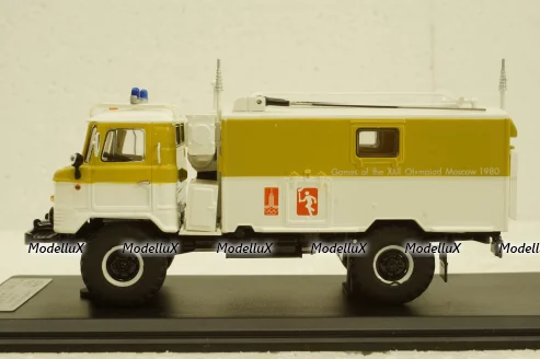 Газ-66 КШМ Р-142 Олимпиада 80 1980г, SSML021, SSM 1:43