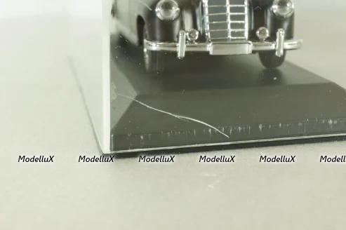 Mercedes 220 S Ponton  (W180) 1956, matt black, B66040403, Minichamps 1:43