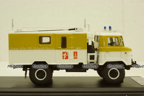 Газ-66 КШМ Р-142 Олимпиада 80 1980г, SSML021, SSM 1:43