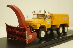 Зил-131 ДЭ-21 Шнеко-роторный снегоочиститель, Аэрофлот, TruckTyr 1:43