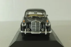 Mercedes 220 S Ponton  (W180) 1956, matt black, B66040403, Minichamps 1:43