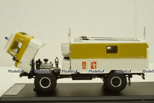 Газ-66 КШМ Р-142 Олимпиада 80 1980г, SSML021, SSM 1:43