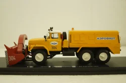 Зил-131 ДЭ-21 Шнеко-роторный снегоочиститель, Аэрофлот, TruckTyr 1:43