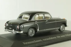 Mercedes 220 S Ponton  (W180) 1956, matt black, B66040403, Minichamps 1:43