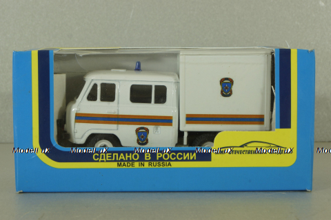 Уаз-3962, МЧС, пластик, Агат 1:43