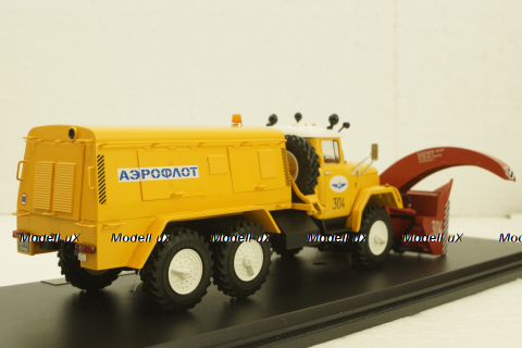 Зил-131 ДЭ-21 Шнеко-роторный снегоочиститель, Аэрофлот, TruckTyr 1:43