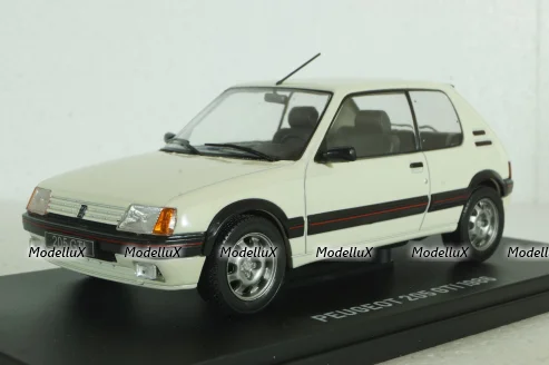 Peugeot 205 Gti, 1986, white, Hachette 1:24 Без Журнала