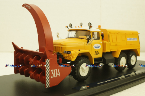 Зил-131 ДЭ-21 Шнеко-роторный снегоочиститель, Аэрофлот, TruckTyr 1:43