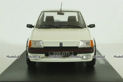 Peugeot 205 Gti, 1986, white, Hachette 1:24 Без Журнала