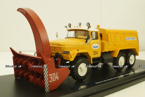 Зил-131 ДЭ-21 Шнеко-роторный снегоочиститель, Аэрофлот, TruckTyr 1:43