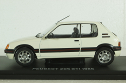 Peugeot 205 Gti, 1986, white, Hachette 1:24 Без Журнала