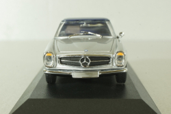 Mercedes 230 SL (W113) 1963, silver, B66040118, Minichamps 1:43