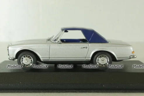 Mercedes 230 SL (W113) 1963, silver, B66040118, Minichamps 1:43
