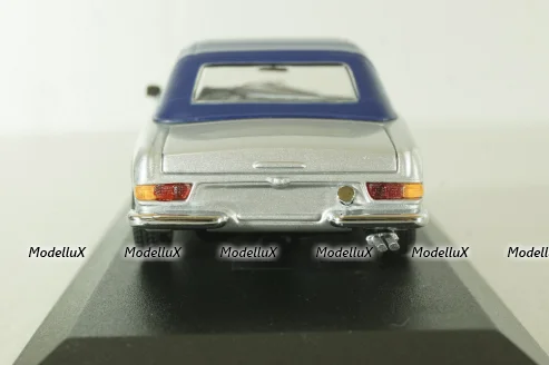 Mercedes 230 SL (W113) 1963, silver, B66040118, Minichamps 1:43