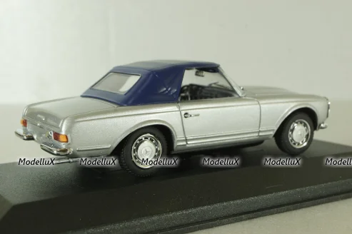 Mercedes 230 SL (W113) 1963, silver, B66040118, Minichamps 1:43