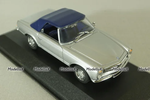 Mercedes 230 SL (W113) 1963, silver, B66040118, Minichamps 1:43