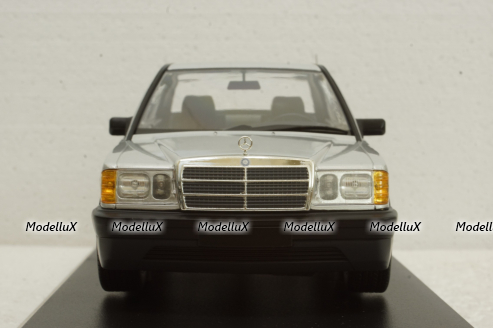 Mercedes 190E (W201) 1982 Silver, 155037004, Minichamps 1:18