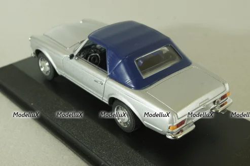 Mercedes 230 SL (W113) 1963, silver, B66040118, Minichamps 1:43