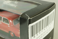 Mercedes 180 A Ponton (W180) 1956, 50 years Ponton 06 September 2003, red, B66040358, Minichamps 1:43