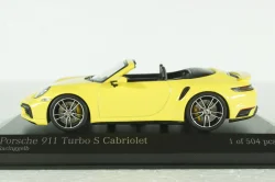 Porsche 911 (992) Turbo S Cabriolet 2019 Yellow, 410069484, Minichamps 1:43 Уценка!