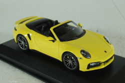 Porsche 911 (992) Turbo S Cabriolet 2019 Yellow, 410069484, Minichamps 1:43 Уценка!
