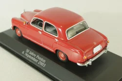 Mercedes 180 A Ponton (W180) 1956, 50 years Ponton 06 September 2003, red, B66040358, Minichamps 1:43