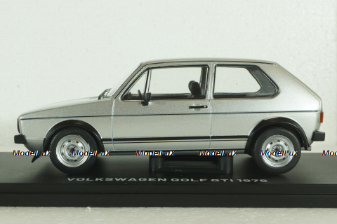 Volkswagen Golf Gti, 1976, silver, Hachette 1:24 Без Журнала