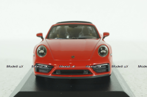 Porsche  911 (992) Targa 4 GTS 2022 Red 410061060, Minichamps 1:43