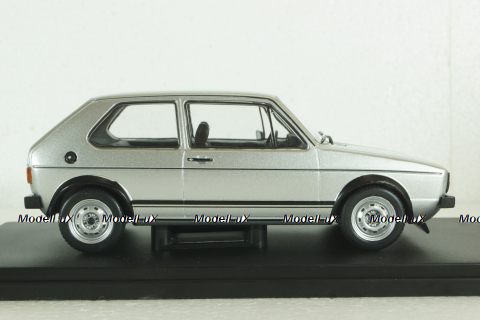 Volkswagen Golf Gti, 1976, silver, Hachette 1:24 Без Журнала