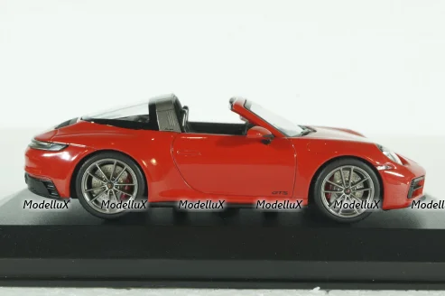 Porsche  911 (992) Targa 4 GTS 2022 Red 410061060, Minichamps 1:43