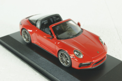 Porsche  911 (992) Targa 4 GTS 2022 Red 410061060, Minichamps 1:43