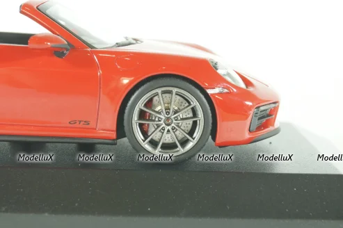 Porsche  911 (992) Targa 4 GTS 2022 Red 410061060, Minichamps 1:43