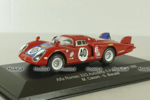 Alfa Romeo 33/2 #40 Le Mans 1968, red, TMC248, TOP Model 1:43