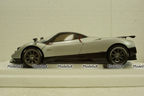 Pagani Zonda F, 2005, Grigio Mercurio, ALM854111, Almost Real 1:18