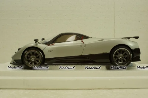 Pagani Zonda F, 2005, Grigio Mercurio, ALM854111, Almost Real 1:18