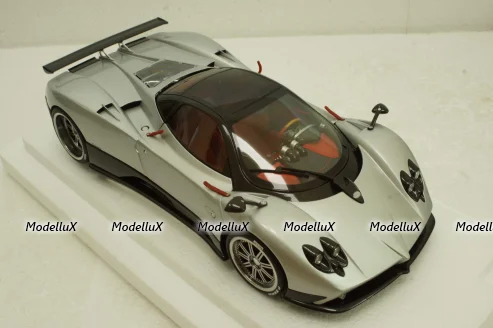 Pagani Zonda F, 2005, Grigio Mercurio, ALM854111, Almost Real 1:18