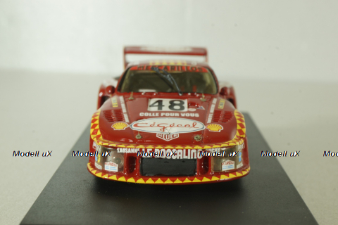 Porsche 935 turbo #48 Le Mans 1978, red, gold 005, TOP Model 1:43