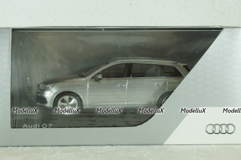 Audi Q7 S Line 2015, silver, 5011407613, Spark 1:43