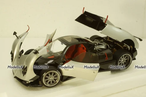 Pagani Zonda F, 2005, Grigio Mercurio, ALM854111, Almost Real 1:18