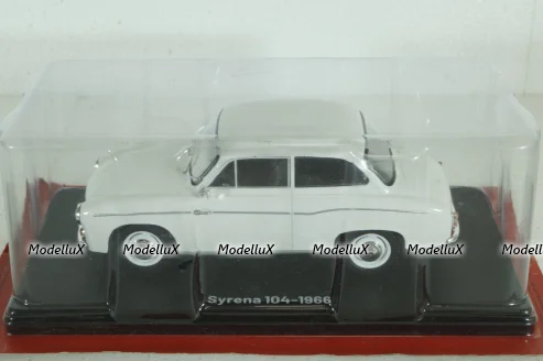 Syrena 104, 1966, white, Hachette 1:24 Без Журнала